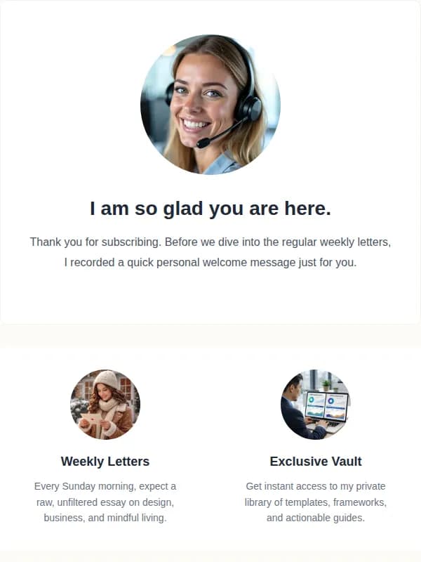 Preview of Creator Welcome