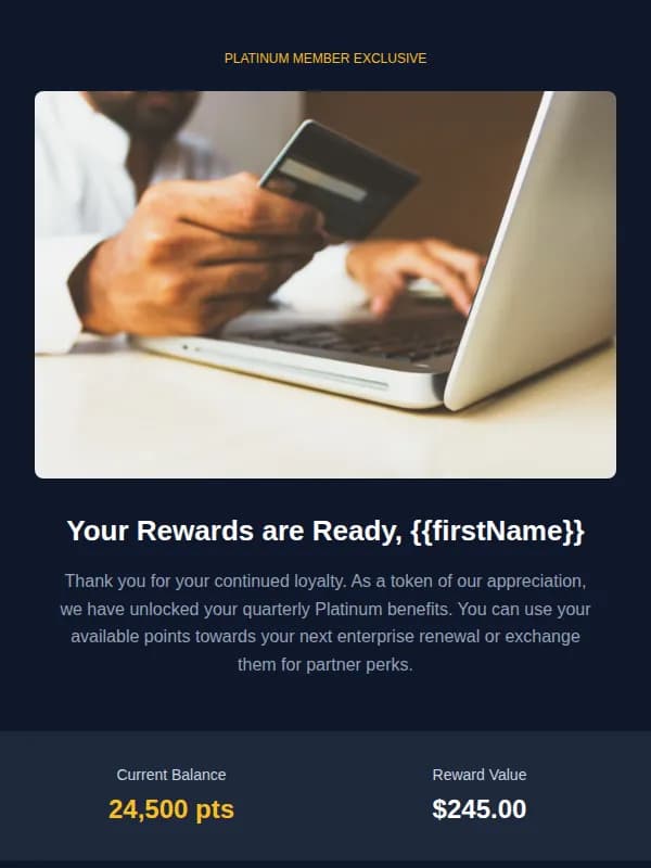 Preview of VIP Loyalty Rewards