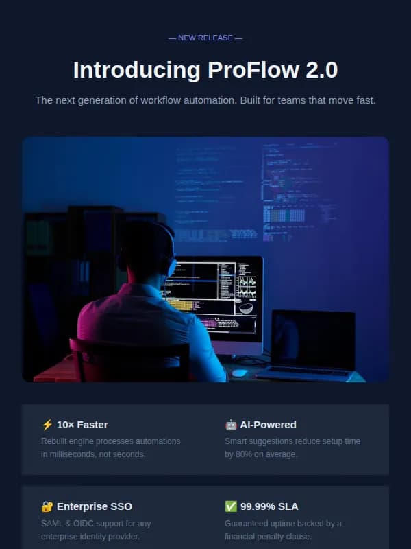 Preview of Product Launch